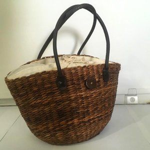 Muji Abaca Brown tote bag, special Poshmark Sale
